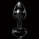 ICICLES GLASS BUTTPLUG BLACK